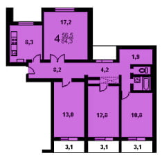 Планировка - 4 фото - Умные Окна